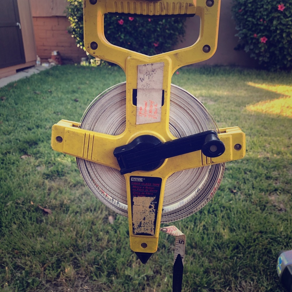 Empire 6830 open reel fiberglass tape measure